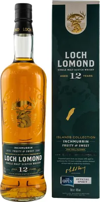 Produktbild von Loch Lomond 12 Jahre - Inchmurrin - Fruity and Sweet - Islands Collection - Single Malt Scotch Whisky
