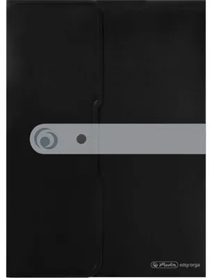 Produktbild von herlitz Dokumententasche easy orga PP schwarz DIN A4