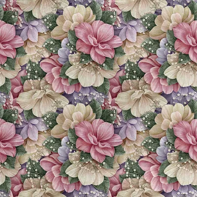 Produktbild von of Royal Samt Stoff Polyester Zum Nähen - Motiv Blumen 12