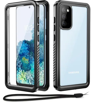Produktbild von Schutzhülle für Samsung Galaxy S20 (6,2") IP68 Wasserdicht Stoßfest Staubdicht Schwarz