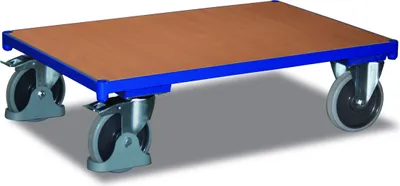 Produktbild von Plattformwagen mit MDF-Platte - 295 x 800 x 1.260 mm (HxBxT) - Traglast: 500 kg