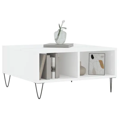 Produktbild von "im Sonderangebot"Couchtisch - CLORIS - Wohnzimmertisch - Robust und langlebig - Weiß 60x60x30 cm Holzwerkstoff - DEMöbel7283519