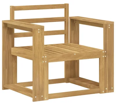 Productafbeelding van Massief Acaciahouten Outdoorbank in Wit