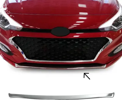Zdjęcie produktu dla Listwa osłony chłodnicy Listwa osłony chłodnicy do Hyundai i20 2018-2021 chromowana stal nierdzewna