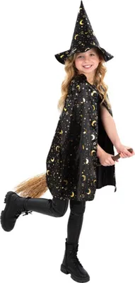 Produktbild von Smiffys - Kostüm-Zubehör Set für Kinder SM2059 (Einheitsgröße) (Schwarz/Gold)