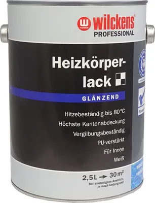 Produktbild von Wilckens Professional Heizkörperlack glänzend, 2,5 l