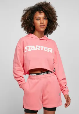 Produktbild von Ladies Starter Cropped Hoody pinkgrapefruit XL