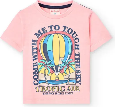 Produktbild von Boboli Knit Kurzarm-t-shirt Rosa 3 Years Rosa 3 Years
