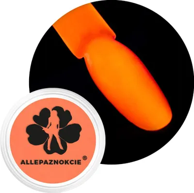 Obrázok produktu pre Neónový pigmentový prášok na nechty Neon UV Pigment Allepaznokcie Glass 0,6 g č. 05
