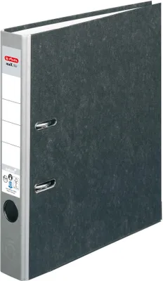 Produktbild von Ordner A4 maX.file nature Wolkenmarmor 50mm grau Packung mit 25 Stück
