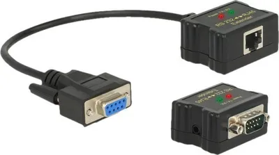 Image de DELOCK Extender RS-232 DB9 Buchse RJ45 Buchse