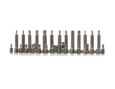 Produktbild von VOREL Set Schraubendreher-Einsatz (Bits) 66400 Chrom-Vanadium-Stahl