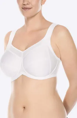 Produktbild von Ulla | Kate Sport-BH mit Bügel Weiß - Weiß / 125D | Shapewear & Mieder