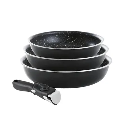 Produktbild von Bratpfannen mit abnehmbarem Griff - 3er Set