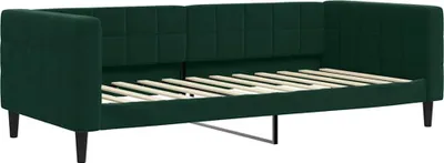 Produktbild von vidaXL Tagesbett Dunkelgrün 90x200 cm Samt