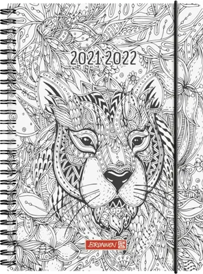 Produktbild von BRUNNEN 1072156192 Schülerkalender 2021/2022 (18 Monate) "ZENart", A5, PP-Einband