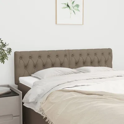 Produktbild von The Living Store Kopfteile 2 Stk. Taupe 72x7x78/88 cm Stoff