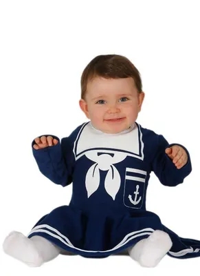 Produktbild von Baby Matrosin - Kostüm für Kinder Gr. 86 - 98, Größe:86/92
