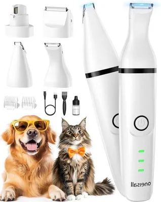Immagine prodotto di Tosa-pelo per animali Stiller 4 in 1, ricaricabile, con tosa-pelo e tagliaunghie