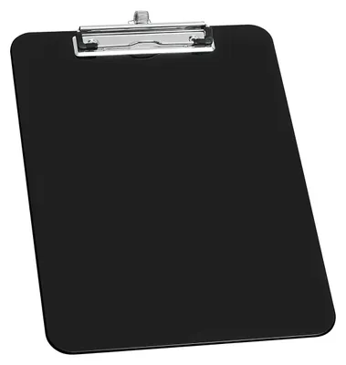 Productafbeelding van Wedo 576601, A4 klembord, met houder voor pennen, ophangoog en metalen klem. Afmetingen: 32,9 x 22,7