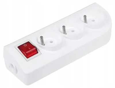 Zdjęcie produktu dla Urz3276 Gniazdo Przedluzacza X 3 Z Uziemieniem I