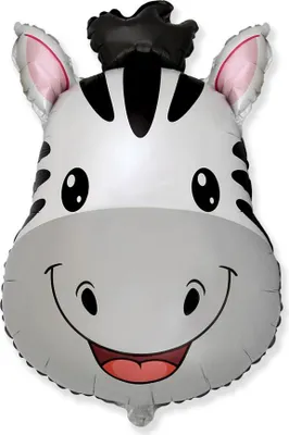 Zdjęcie produktu dla Balon foliowy Zebra - safari - 60 cm