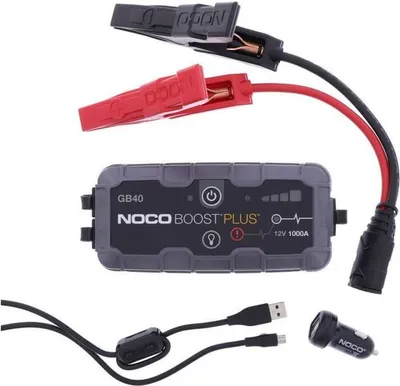 Produktbild von Starthilfe Batterie Powerbank 12V 1000A Noco GB40 für Auto Moped Quad Batterien
