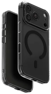 Obrázok produktu pre Puzdro UNIQ Airsuit pre iPhone 18 Pro / 17 Pro s funkciou MagSafe a možnosťou bezdrôtového nabíjania, čierna farba