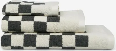 Produktbild von Marc O' Polo Duschtuch Checker Towel Farbe Anthracite Größe 70x140