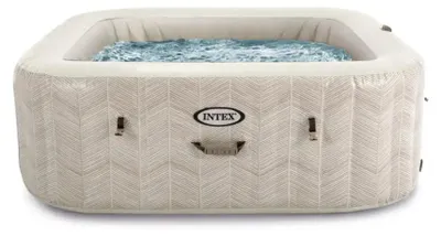 Produktbild von INTEX 28472NP - Whirlpool - Chevron Deluxe Square Bubble (196x196cm) für 6 Personen App-Steuerung