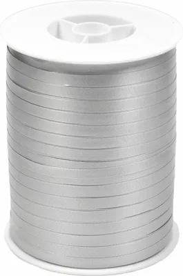 Produktbild von Geschenkband Ringelband 5mm x 500m Rolle Silber