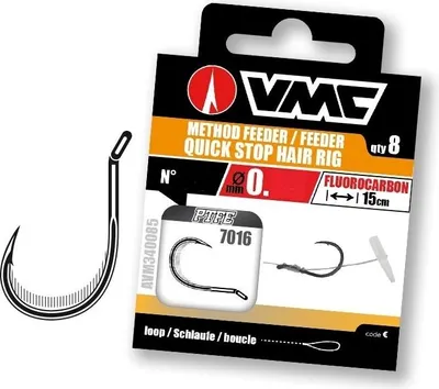 Produktbild von VMC Method Feeder Quick Stop Rig 15cm Gr. 12 0,25mm