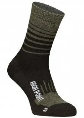 Zdjęcie produktu dla Skarpety High Point MOUNTAIN MERINO 3.0, czarne/khaki, rozmiar 39–42