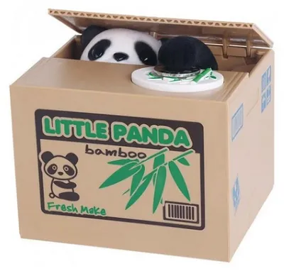 Image de iTOTAL Tirelire Petit Panda voleur
