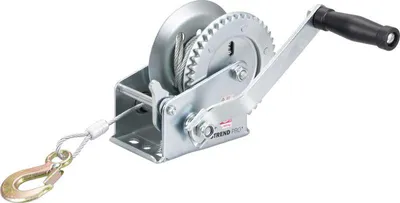 Image de Treuil Strend Pro HW-100-400, a cliquet, manuel, câble en acier L-8 m/4.5 mm, max. 400 kg