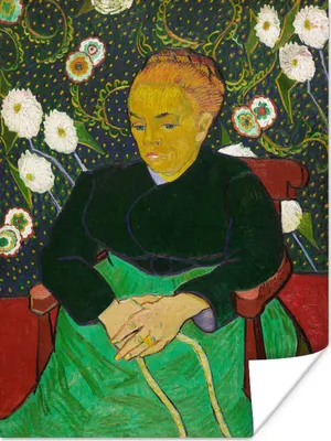 Produktbild von MuchoWow® Poster Porträt von Madame Roulin - Vincent van Gogh 120x160 cm - Wandbilder
