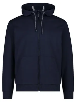 Imagen del producto de CMP Chaqueta de forro polar para hombre, modelo FIX Hood, color azul, talla 58
