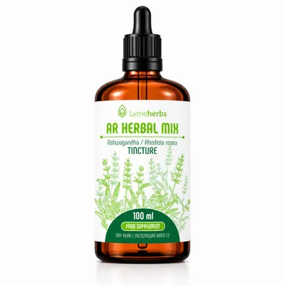 Produktbild von AR Kräutermischung Tinktur 1:2 (100ml), KI-generiertes Bild