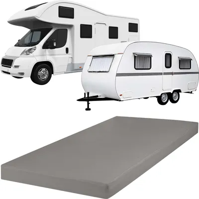 Produktbild von REDBEST Spannbettlaken Pittsburgh" für Wohnwagen, Wohnmobil und Boot hellgrau 140x200 cm - 160x200 cm"