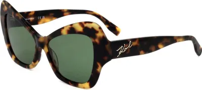 Zdjęcie produktu dla Karl Lagerfeld KL6076S Tortoise 53/14/140 Okulary przeciwsłoneczne dla kobiet