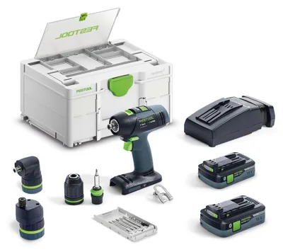 Produktbild von Festool Akku-Bohrschrauber T 18+3 HPC 4,0 I-Set