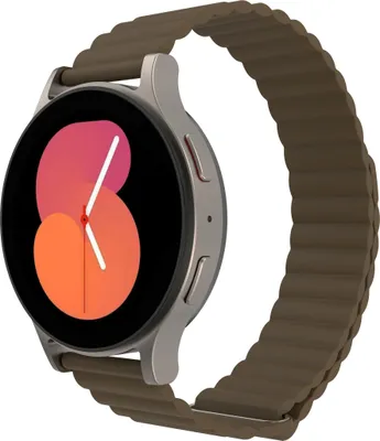 Produktbild von Cazy Uhrenarmband geeignet für Samsung Galaxy Watch Band (Magfit) – Smartwatch-Armbänder – Universelles Armband geeignet für Samsung Galaxy Watch 7 / Watch 6 / Watch 5 / Watch 4 / Watch FE - Kaffee