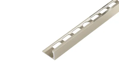 Obrázek produktu pro SP2 ukončovací lišta L, STANDARD, hliník elox titan, 8 mm, 2,5 m