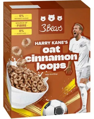 Produktbild von 3Bears Harry Kane's Oat Cinnamon Loops 250g