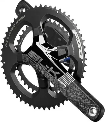 Produktbild von FSA Kurbelgarnitur SL-K Light ABS BB386Evo 172,5 mm Schwarz - leichte, steife...