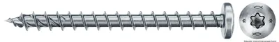 Produktbild von fischer Spanplattenschraube PowerFast FPF II PTF 5,0 x 50 BC 100 Panhead mit Innenstern TX Vollgewinde galvanisch verzinkt, blau passiviert, 100 Stück