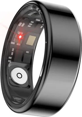 Produktbild von INF IP68 Wasserdichter Smart Ring: Herzfrequenz, Schlaf, Sport, 4-Tage Akku Schwarz