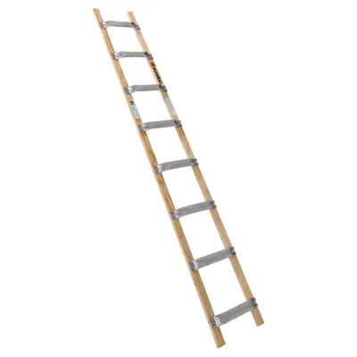 Produktbild von Euroline Holz/Alu Dachdeckerleiter 8 Sprossen