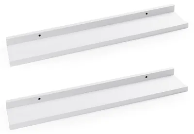 Produktbild von Bilderleiste - 60 x 10 cm - Weiß - MDF - PVC - matt - 2er Set