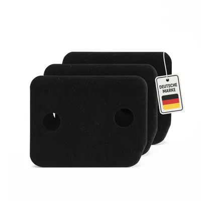 Produktbild von Roxlin Filter passend für Miele T1 9164761 Trockner Wärmepumpentrockner Fein-Grob | Schwammfilter Filtermatte Kondenstrockner Fusse